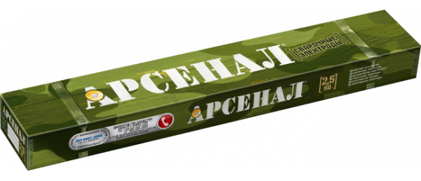 Электроды сварочные Арсенал МР-3, ф 3 мм (уп-2,5 кг) купить с доставкой в Полурядинках